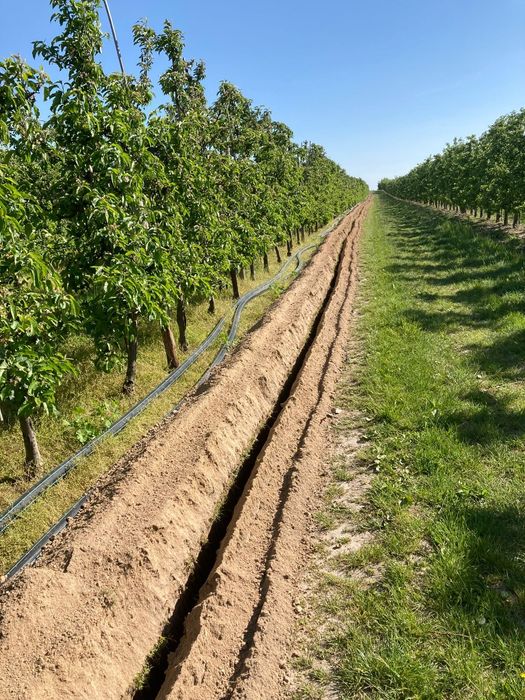 Kompleksowe nawodnienia Wykopy liniowe pod prąd media