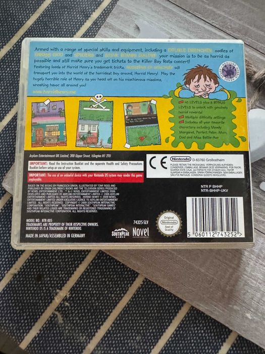 Horrid Henry's Nintendo DS
