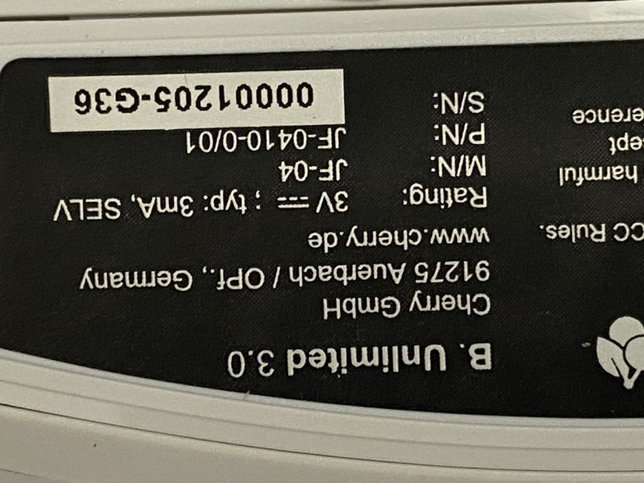 Бездротова клавіатура + мишка CHERRY JG-04 (нова, комплект)