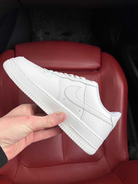 (ОПЛАТА ПІСЛЯ ОГЛЯДУ)Nike Air Force 1 Classic Premium White Найк Аір