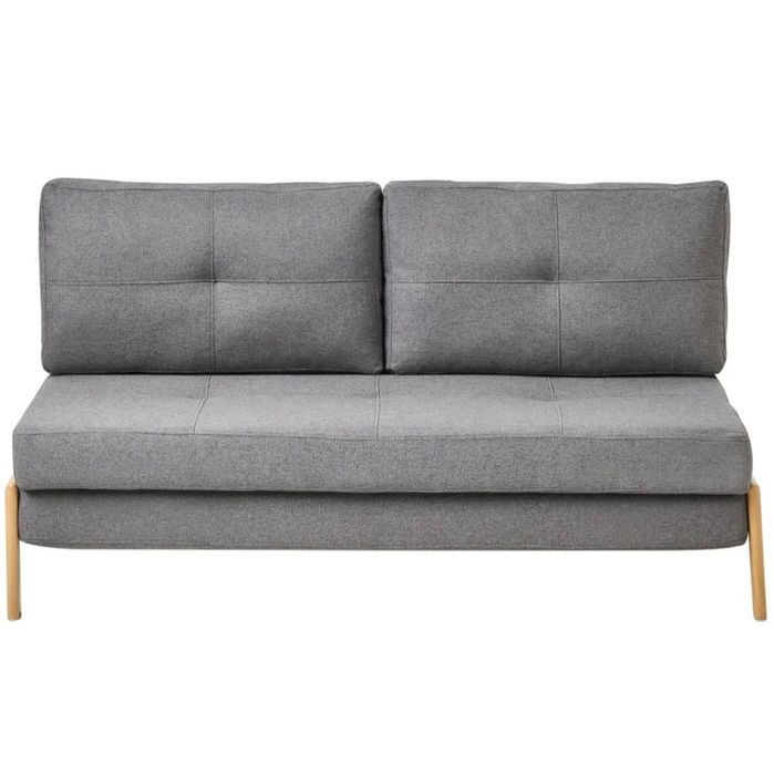 Sofa rozkładana dla 2 osób EDLAND Ciemnoszary