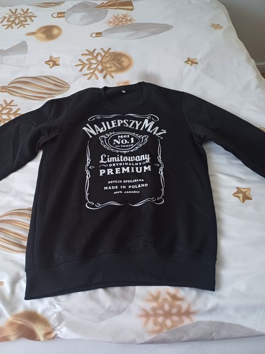 Męska czarna bluza