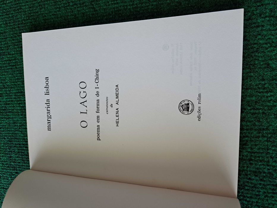 O Lago - poema em forma de I-Ching - Margarida Lisboa