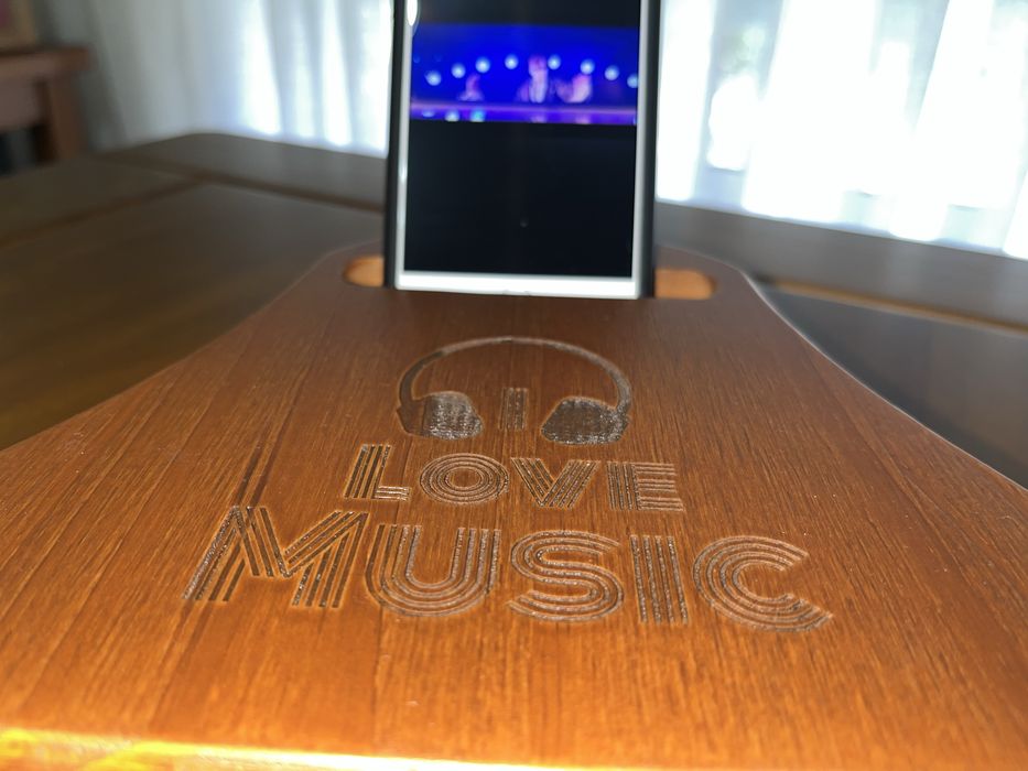 "Coluna" em madeira, amplificador passivo! (oferta Transporte)