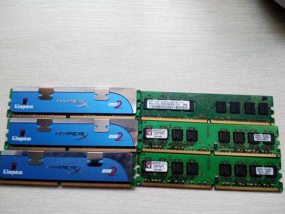 Память для ПК DDR2 1GB РС2 (Kingston, Samsung)