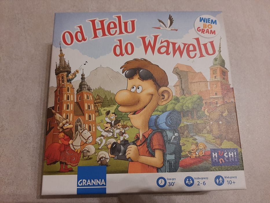 gra planszowa, Od Helu do Wawelu, firma Granna, jak nowa