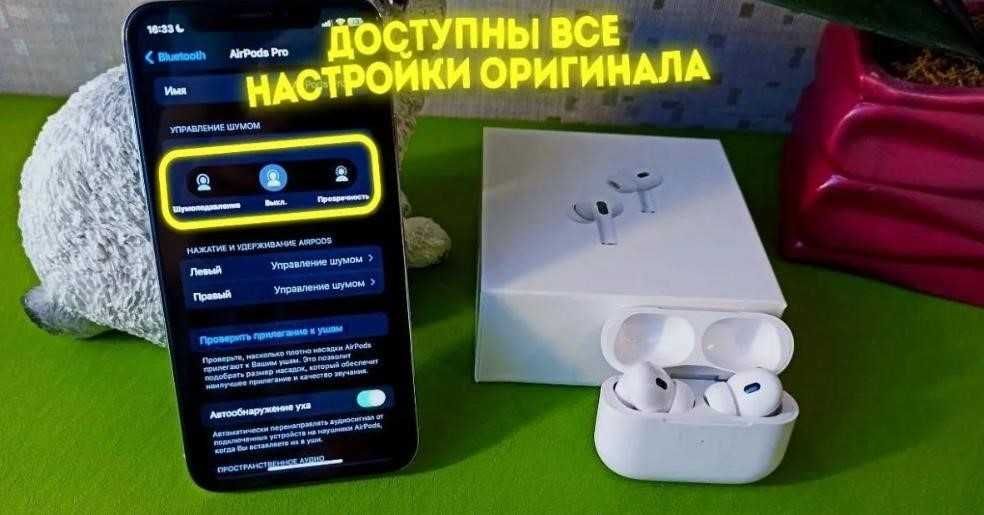 АірПодс Pro 2 ХИТ Продаж Чип Айроха Полный 1в1