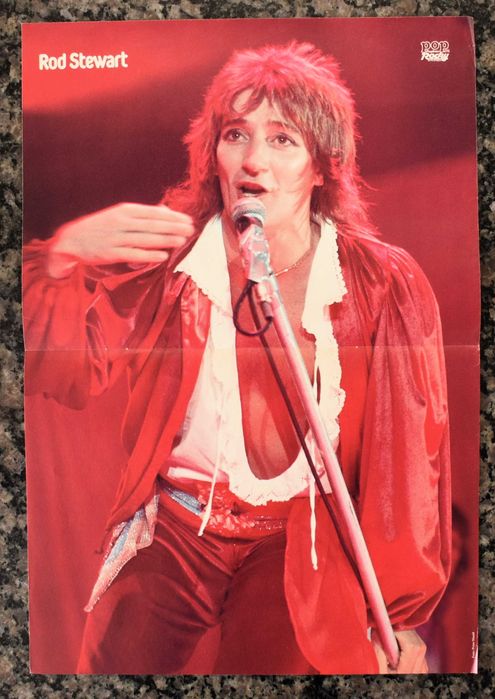 Poster Vitange - Humphrey Bogart / Rod Stewart