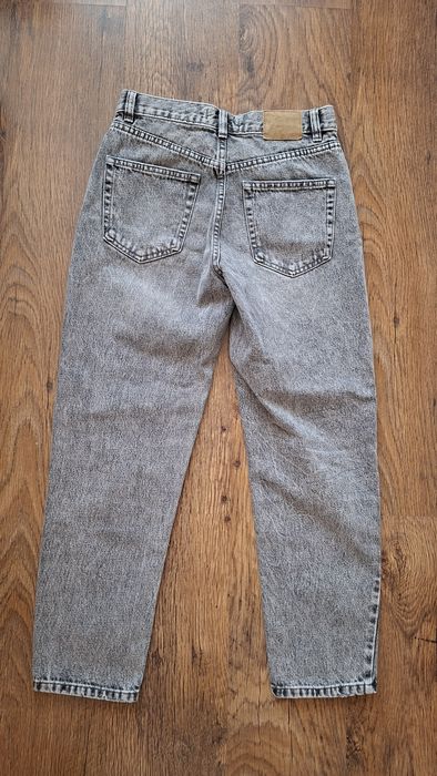 Pull&Bear nowe szare dzinsy mom 36 S