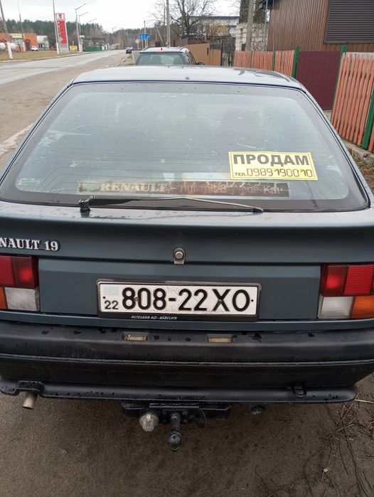 Рено 19.   1,7 газ/бензин