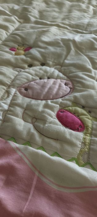 Edredão berço menina