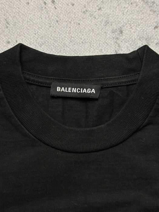 Koszulka Balenciaga T-Shirt Paris 40 Rue De Sevres Logo