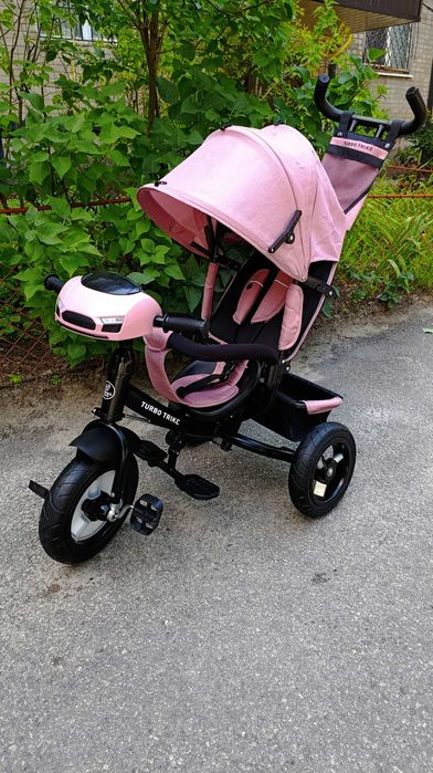 Новый детский велосипед с родительской ручкой Turbo Trike NEW