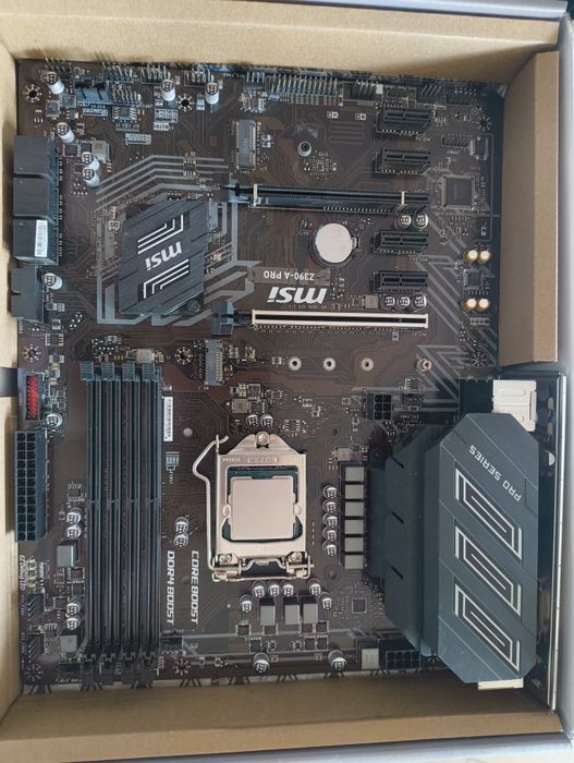 MSI Z390-A PRO + Intel Core i5-9600K