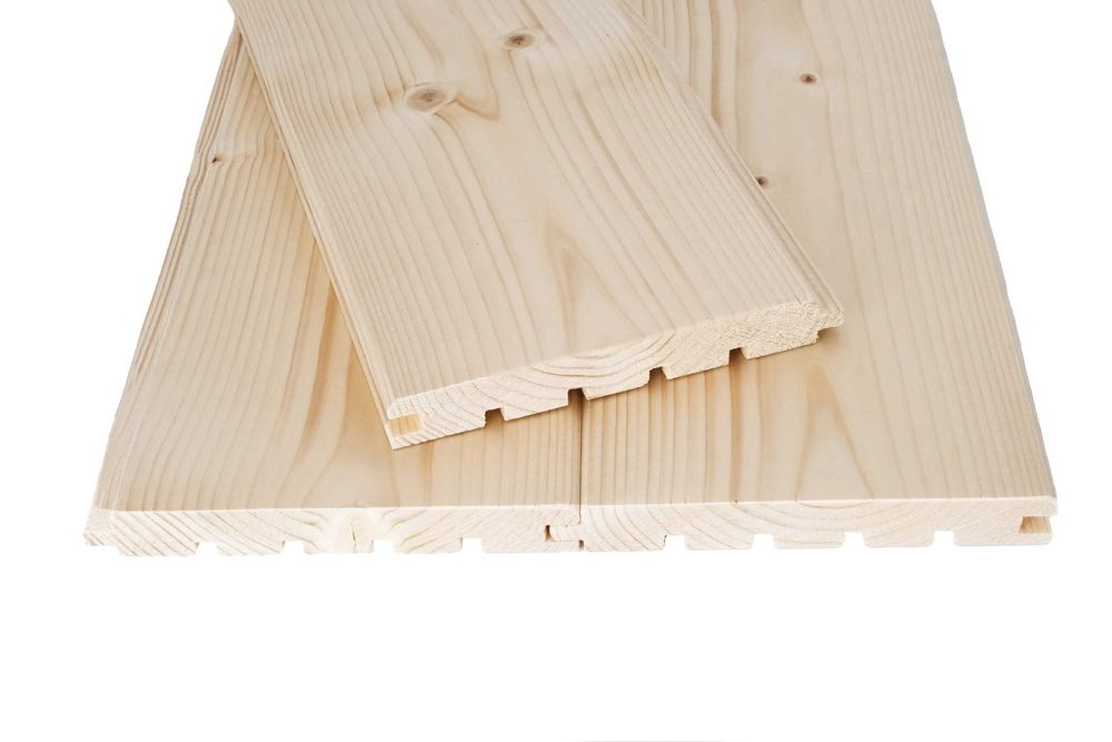 Forro/revestimento de Abeto Nórdico - Encaixe Macho/Fêmea