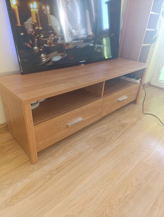 Szafka RTV + półka kolor olcha