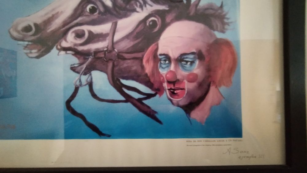 Litografia original – Antonio Sanz (artista espanhol) – obra assinada