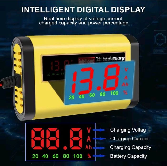 Зарядка--Універсальний зарядний пристрій для малих автомобільних і мот