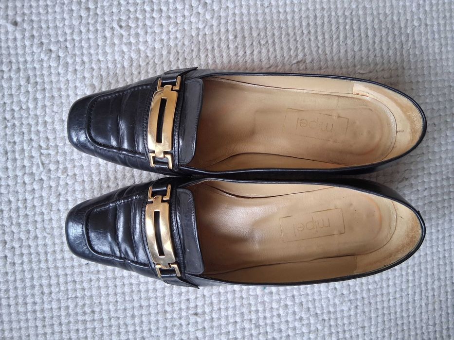 Sapatos pele (3) + botas pele - baixa de preço