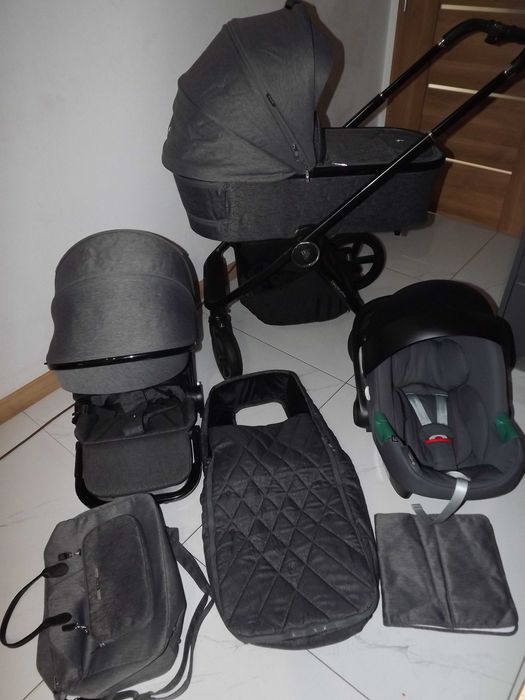 Venicci upline Grey 3w1 Fotelik Cybex Cudowny lekki zestaw Wysyłam