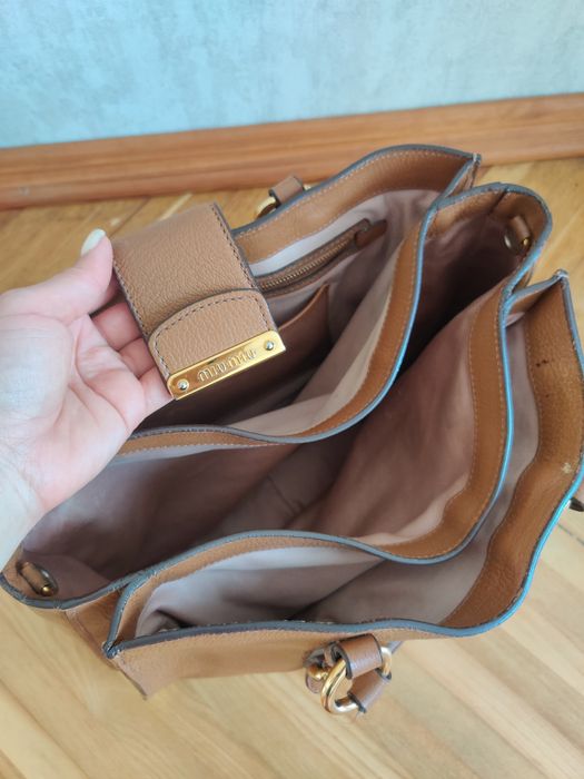 Miu miu Madras caramel шкіряна сумка