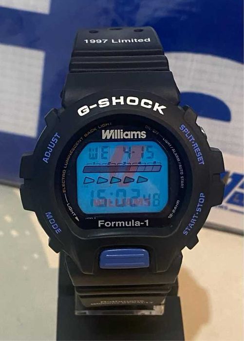 Casio G-Shock DW-6600B Williams Renault F1 Edição Limitada.
