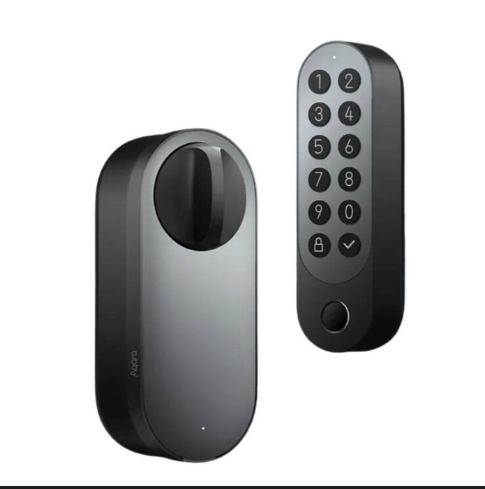 Розумний дверний замок Aqara Smart Lock U200 Matter Bluetooth 5.0 EU Global (EL-D02D) Apple HomeKit (Black)