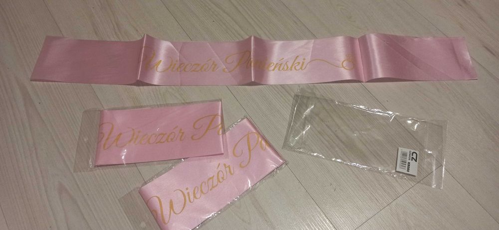 Szarfy wieczór panieński 3 sztuki