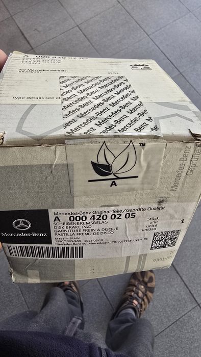 Jogo Pastilhas Travão Traseiro Mercedes W204