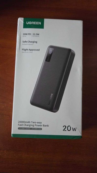 Акумулятор універсальний Повербанк Ugreen 20000mAh 20W. Оригінал_Новий