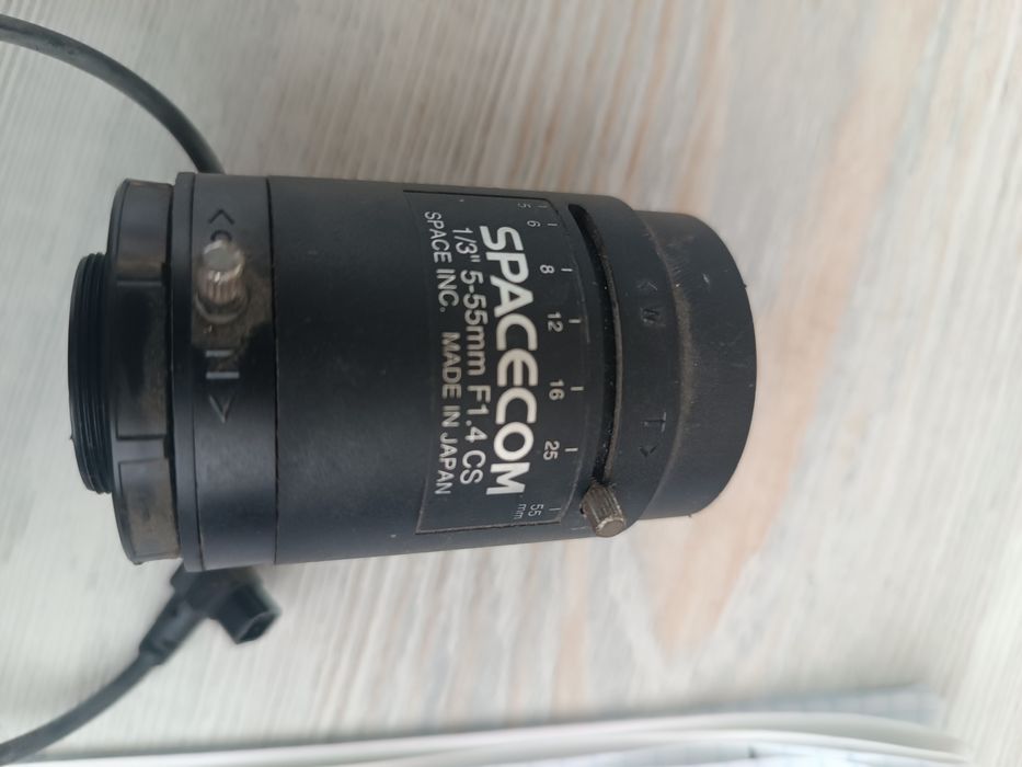 Объектив Spacecom TV555 5-55mm F1.4 CS-mount с Auto Iris (кабель 4 pin)