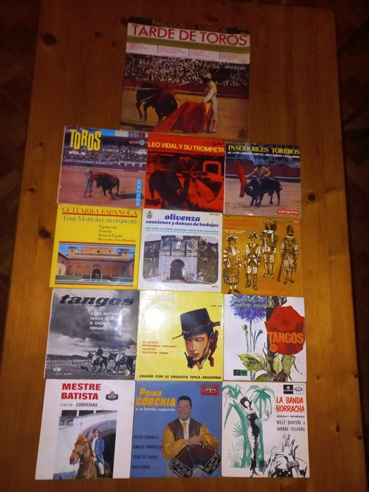 Discos vinil anos 60 música portuguesa e espanhola