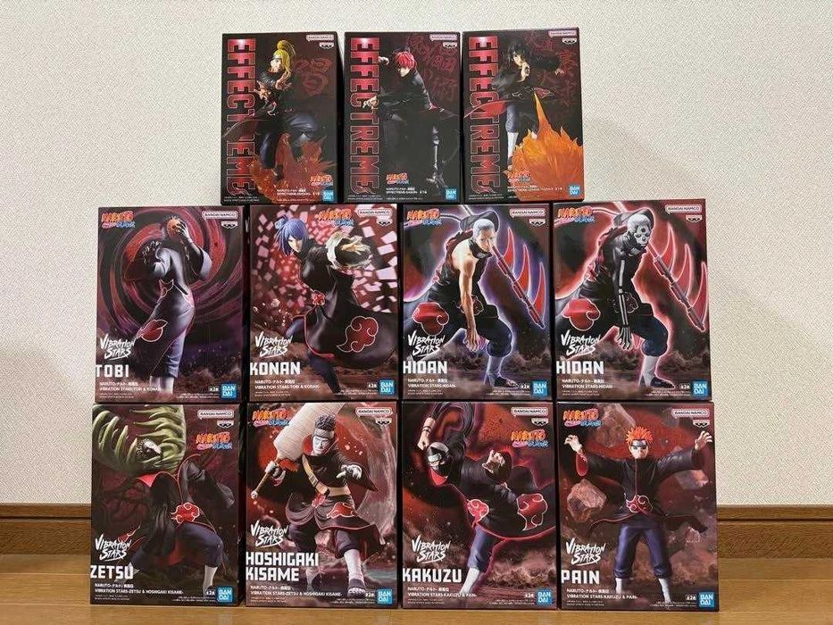 Banpresto NARUTO Shippuden EFFECTREME Vibration Stars Akatsuki Usados