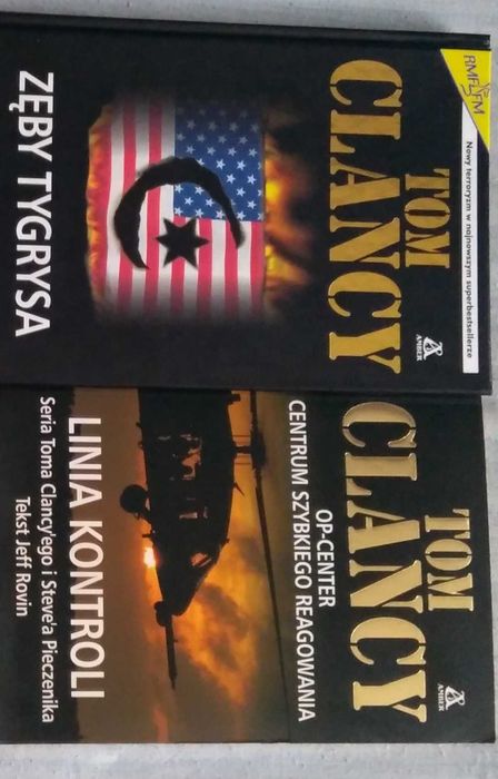KOMPLET DWÓCH KSIĄŻEK / Tom Clancy / Okazja / Niska Cena / JAK NOWE