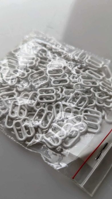 Metalowe regulatory do bielizny (11mm) - opakowanie 100szt.