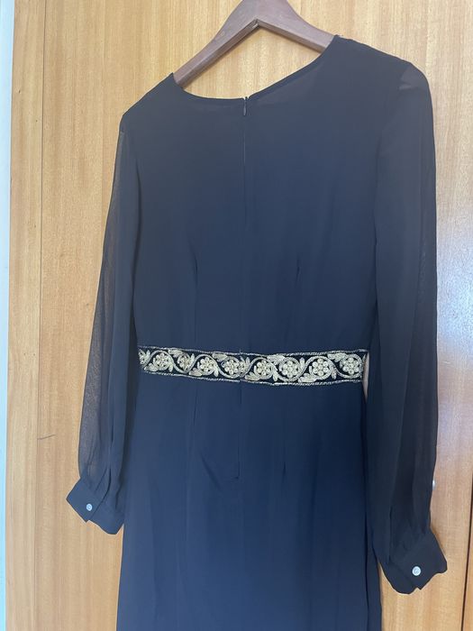 Vestido preto cerimónia Lanidor