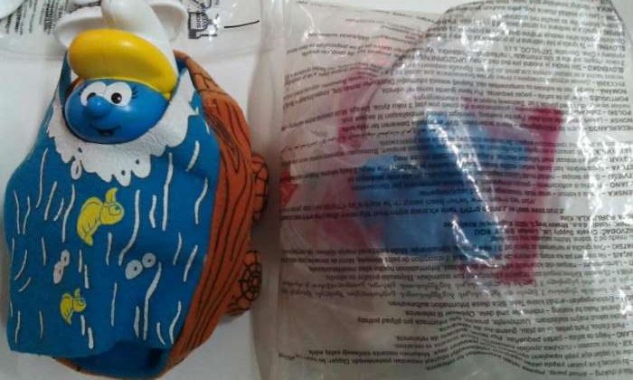 K pop BTS Tony Tan, Smurf 2017 McDonald's happy meal.