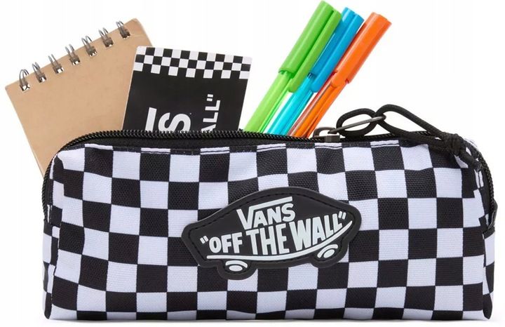 Piórnik Vans Old Skool Szachownica Szkoła Checkerboard Nowy Grubszy