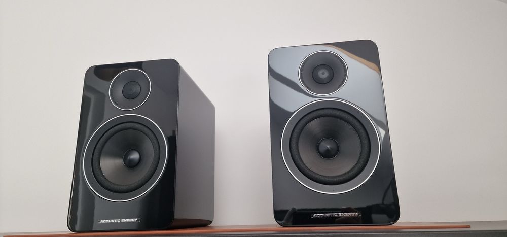 Acoustic Energy AE1 Active Black Gloss – para kolumn aktywnych | gwarancja | stan idealny | cena za parę | okazja