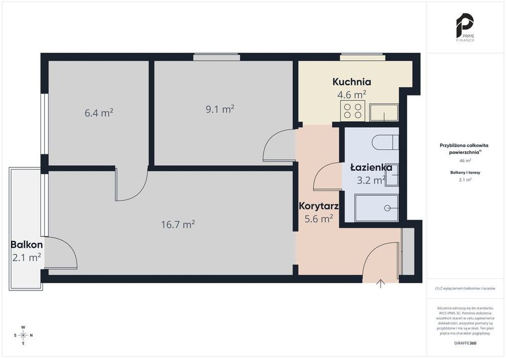 3 pokoje po remoncie - blisko Centrum