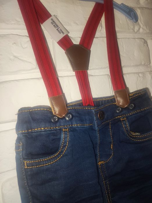 Spodnie dżinsowe 12 msc