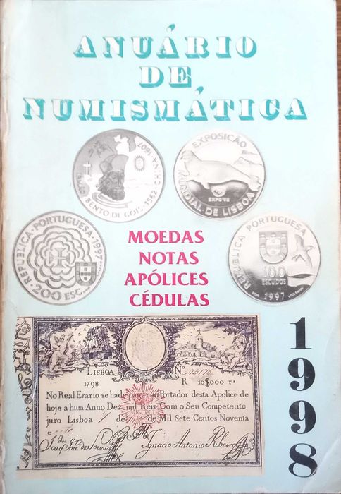Anuário de Numismática - 1998 - - - - - Livro de Moedas