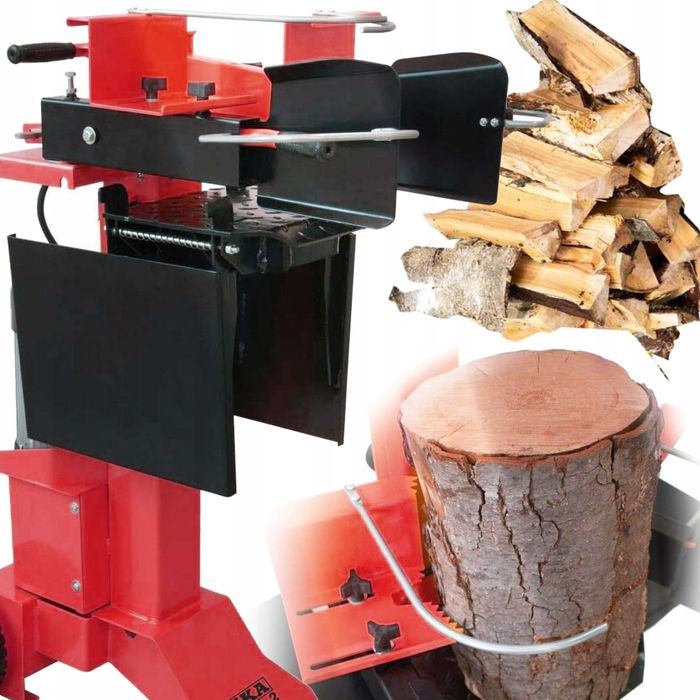 Łuparka Do Drewna Rębak Rozdrabniacz 8T 3500W 250-520 mm Profesjonal