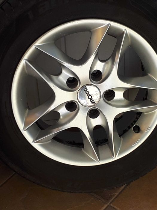 Koła aluminiowe × 4 + opony 195/65R15