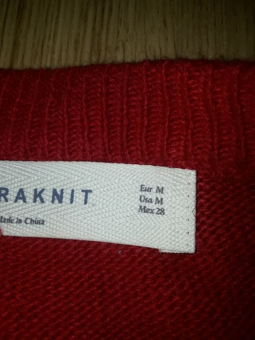 Sweter Zara M czerwony