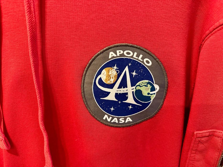Alpha Industries, Bluza Mission Hoody, speed red rozmiar M