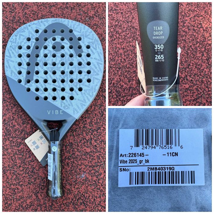 Ракетка Padel HEAD Evo Speed, Vibe, Zephyr