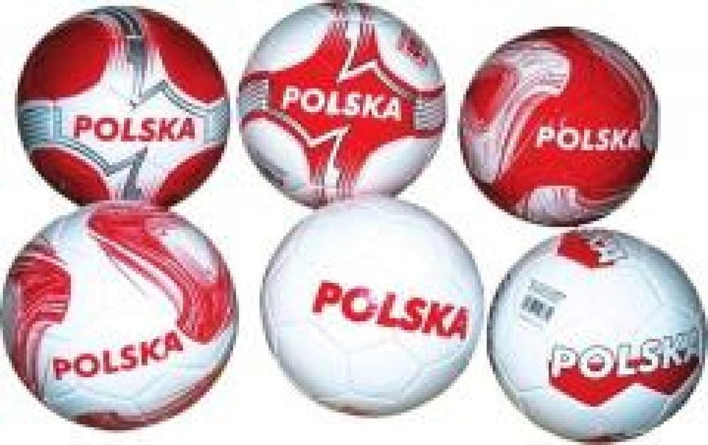 Piłka nożna Polska MIX folia,285x221 mm