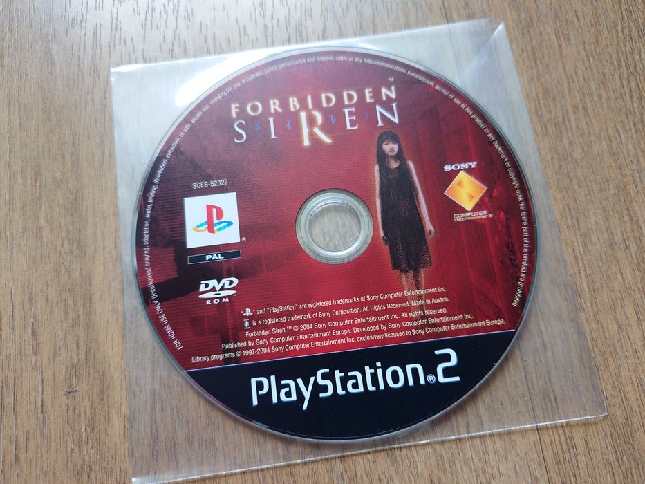 Forbidden Siren PS2 - FR francuska sama płyta