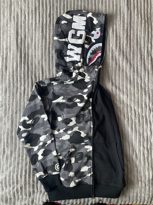 Зіп худі BAPE City Camo Shark  зіпка